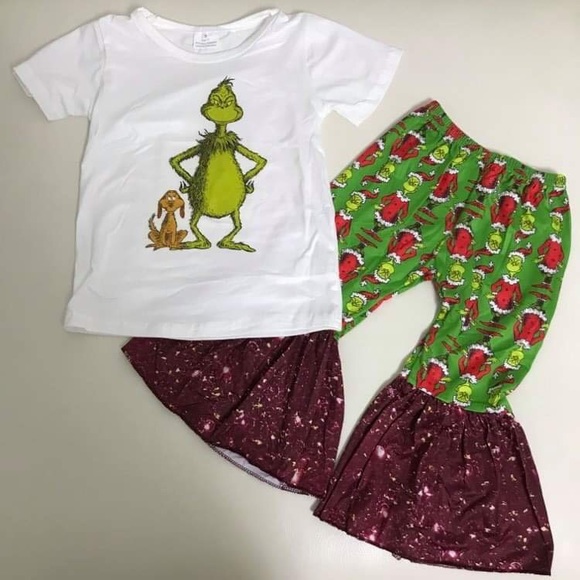 Christmas 🎄 Grinch Pants Set - Picture 2 of 5